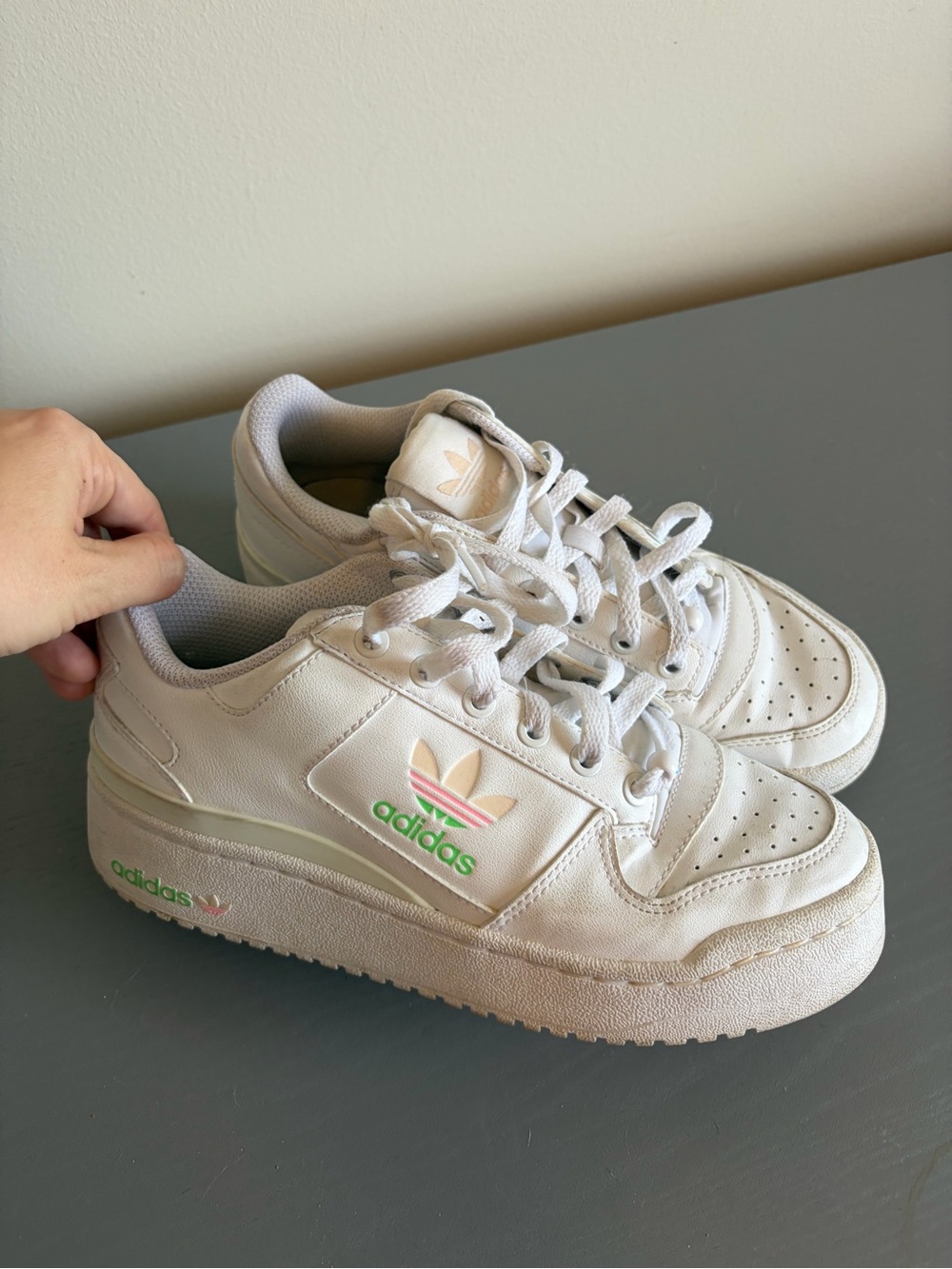 Adidas Sneakers with Pastel Logo